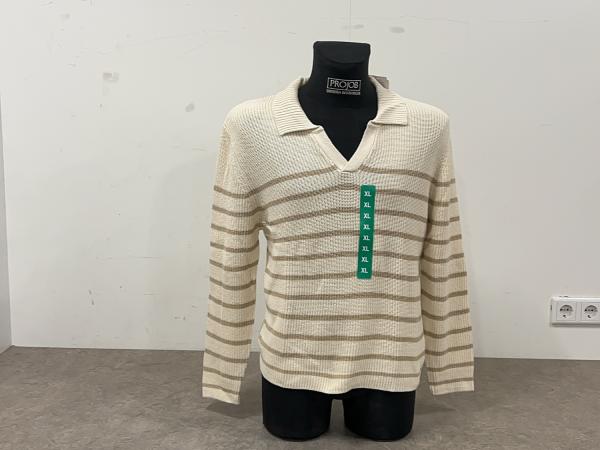 7x Weatherproof Vintage trui maat XL gestreept ivory