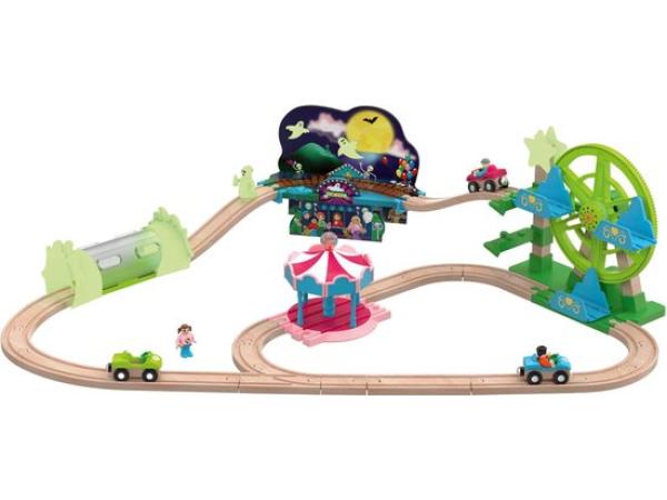 Playtive Trein - Houten treinbaan - Pretpark