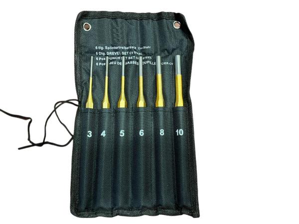 Drevelset 6-delig maten: 3,4,5,6,8 en 10 mm