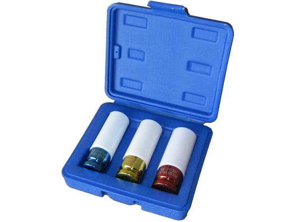 Doppen set 3-delig maten 17,19 en 21 mm 