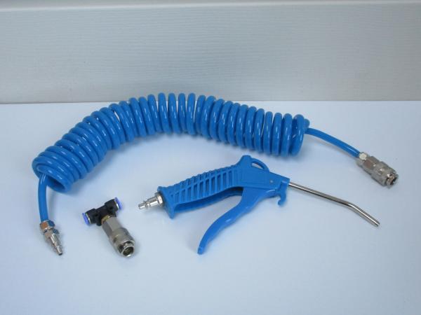 Luchtpistool met spiraalslang 5 meter