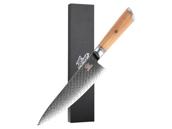 Messerhai Damascus Koksmes 36cm Oribu