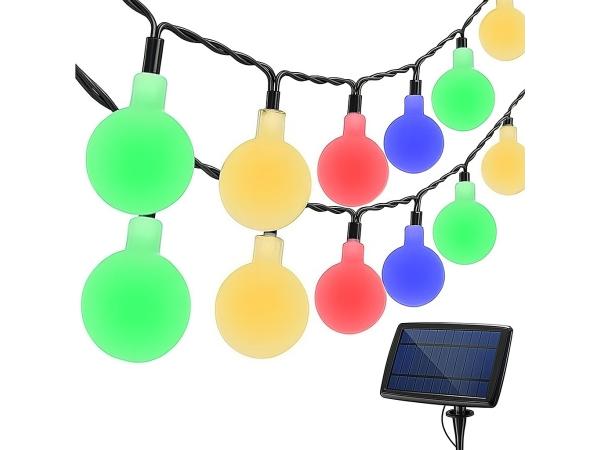 JPro Blurry 50Color Tuinverlichting stekker+zonne-Energie 7M