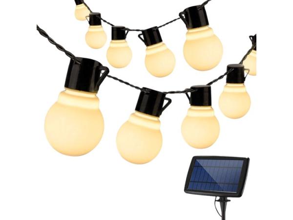 JPro Lemon 50 Warm/Wit Lichtsnoer op Zonne-Energie  9,5 Meter