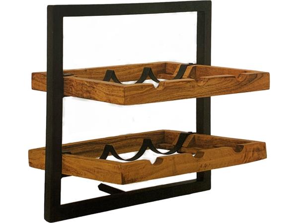 Industriele Wandplank Wine Shelfie F – 35 X 35 Cm