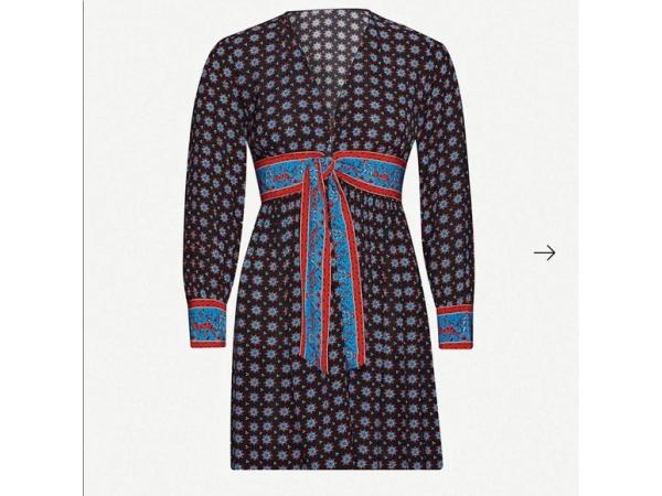 Sandro Mini-jurk met print maat 34/1