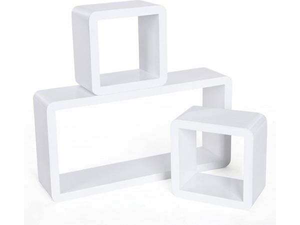 iBella Living zwevende boekenplanken set van 3