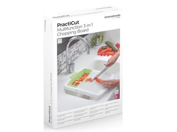 InnovaGoods uitschuifbare snijplank - 3 in 1