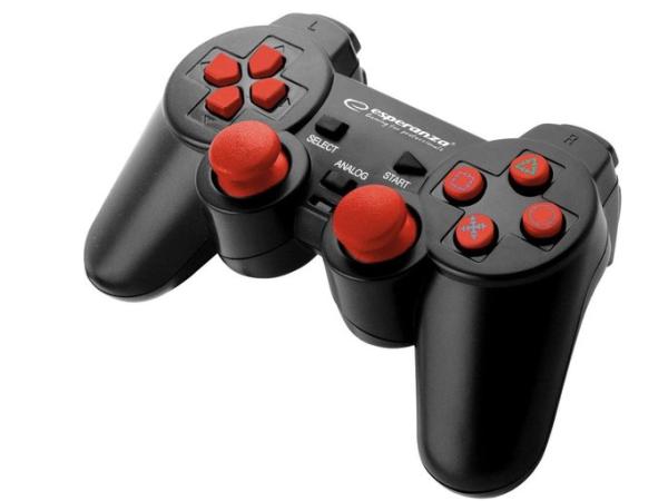Esperanza Trooper Controller PC | Playstation 3 | rood