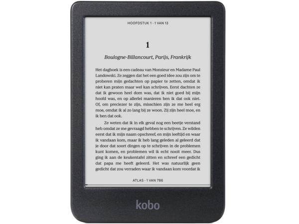 Kobo Clara BW - E-reader - 6 inch - 16GB