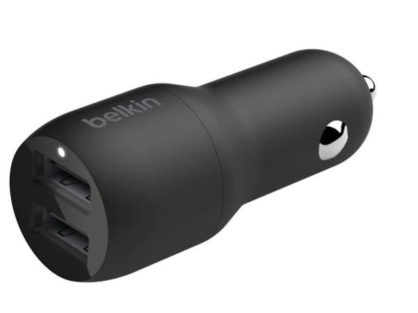 Belkin 24 W USB-autolader met 2 poorten