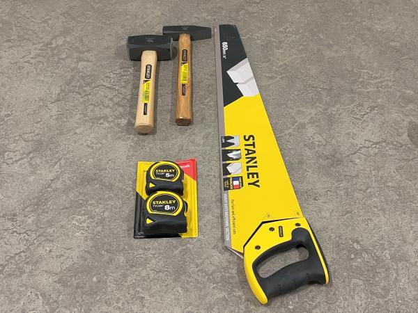 Stanley handgereedschap 4-delige set