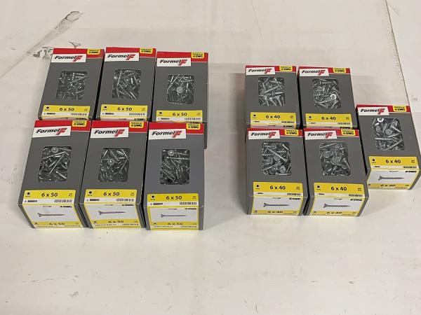 SWG spaanplaatschroef ø6 HX30 set 11-delig Formel F