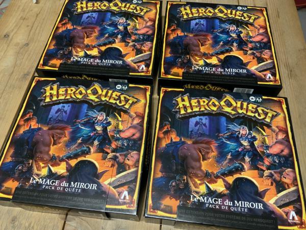 Partij Hero Quest spel Franse taal