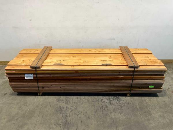 54x Douglas blokhutprofiel geschaafd 400x19,5x2,8 cm