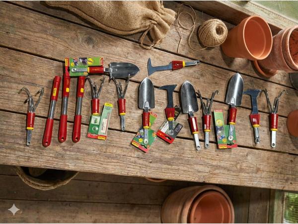 17 stuks Wolfgarten diverse tuingereedschap partij