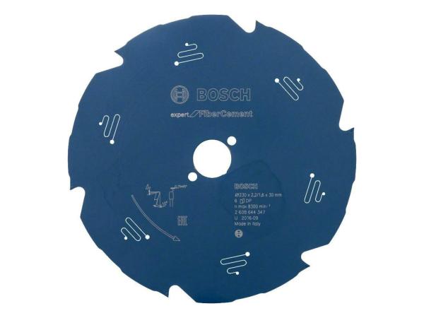 Bosch cirkelzaagblad ø230mm 6T Expert for Fiber Cement