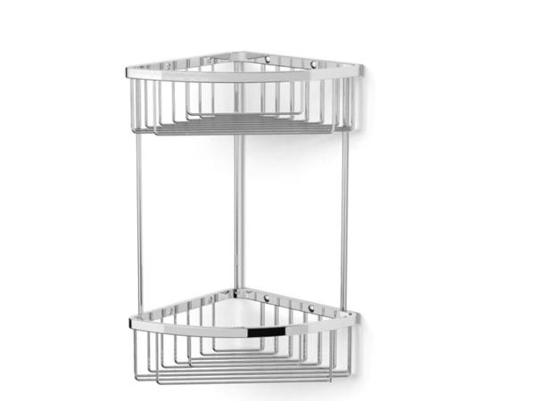 Beaux doucherek dubbel voor hoekmontage Ulis chroom