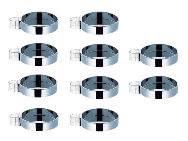 10x Hansgrohe zeepschaal ø22mm Cassetta C chroom