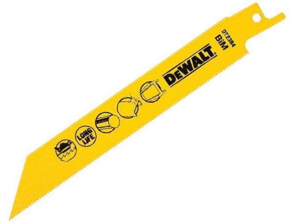 4x DeWalt Reciprozaagblad 152x1,4mm DT2384-QZ