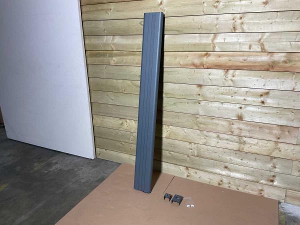 Alterna designradiator 200x22,5cm Pluto mat antraciet