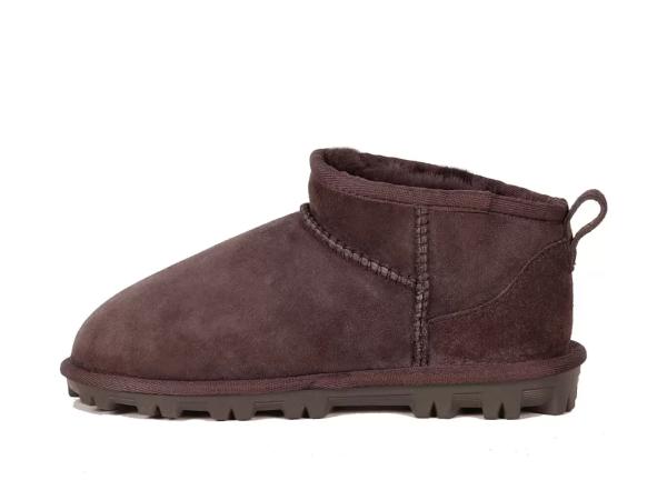 2x  Kirkland enkellaarsje maat 32 donker bruin