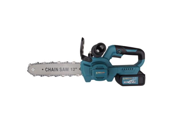 Accu Kettingzaag 12" 24V Borstelloos Inclusief Koffer