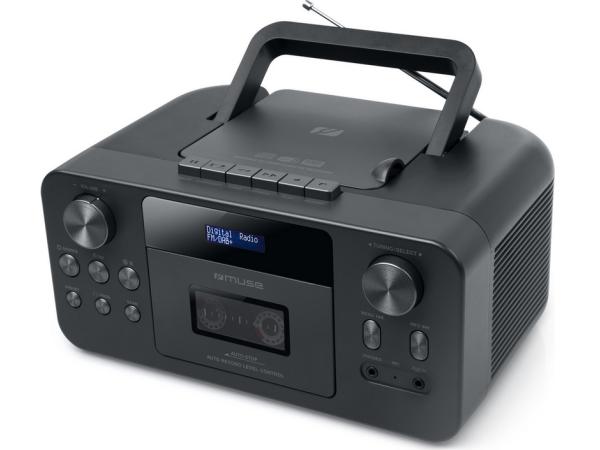 Muse M-182DB - Bluetooth, DAB+, CD en Cassette speler