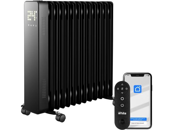 White Elektrische olieradiator - 2500W - APP