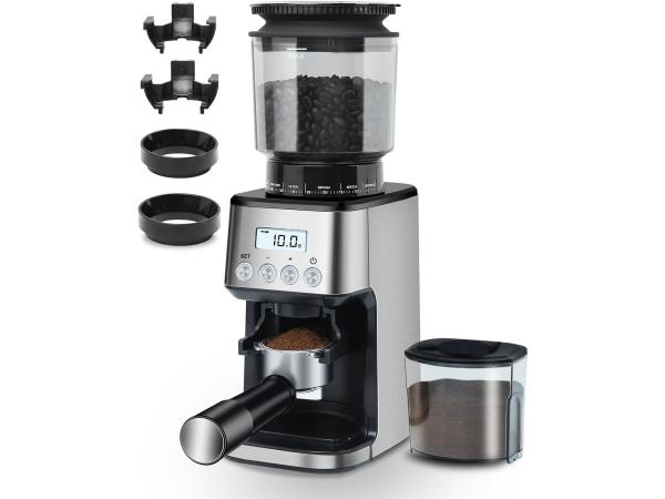 Homtone Elektrische koffiemolen- , 51-traps instelbaar