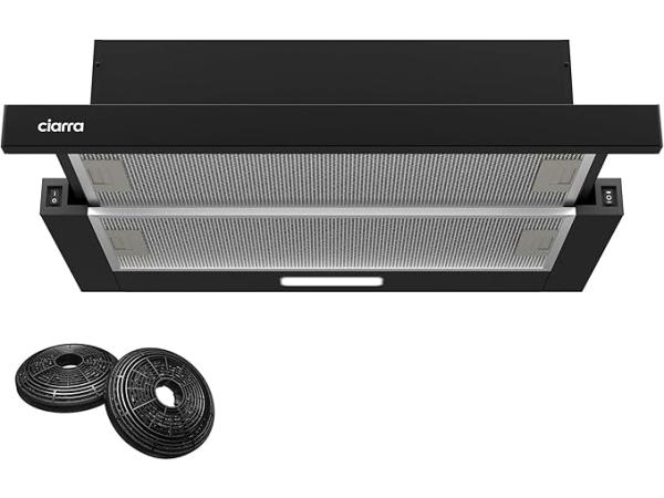 CIARRA CBCB6906D A++ platte afzuigkap (60 cm)