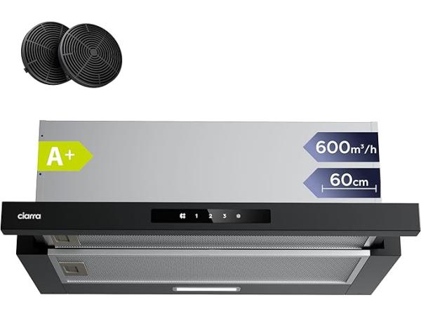 CIARRA CBCB6909A A+ afzuigkap (60 cm)