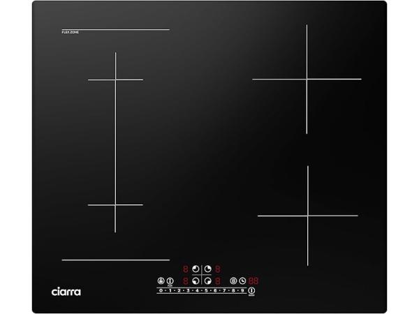 CIARRA CBBIH4BF inbouw Inductiekookplaat (4 zones)  60cm