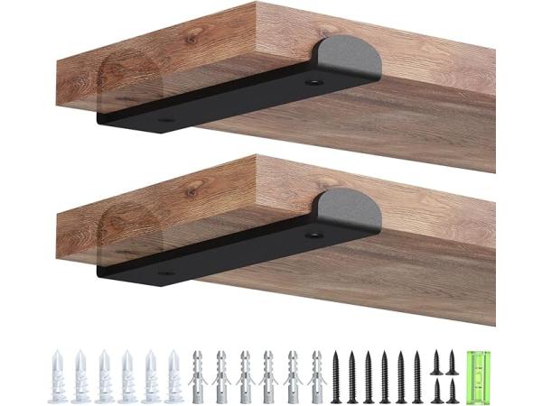 WELDUN Set van 6 metalen steigerplankbeugels 20cm