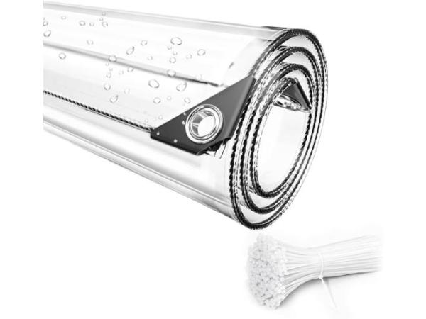 Lanbent zeildoek (1,5 x 6 m) transparant