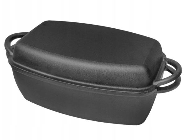 Gietijzeren Braadpan met Grillpan – 3,8L – Ø31 cm – Inductie