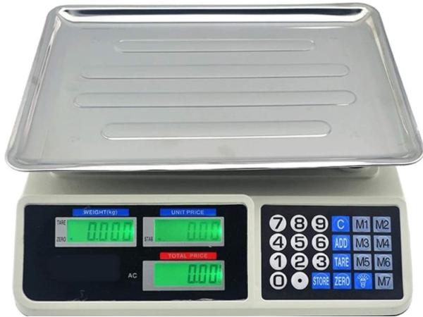 Draadloze Winkelweegschaal met LCD-Scherm - 40KG Capaciteit