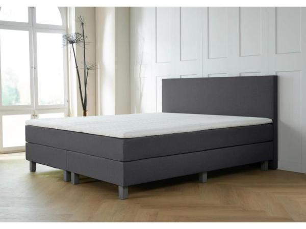 Boxspring Deventer  afmeting 160 x 200, Zwart
