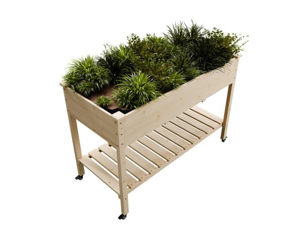 Verhoogde Plantenbak Freya - Met wielen