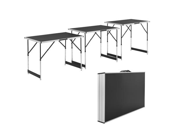 3 stuks Aluminium Vouwtafel / Klaptafel / Campingtafel