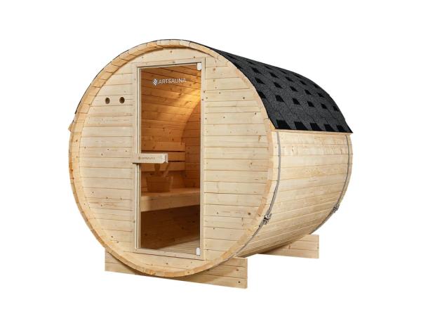 Barrelsauna Spitsbergen- 3,6 - 8 kW - 191x193x180 cm