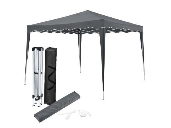Inklapbare Partytent Vivara - 3 x 3m - Grijs
