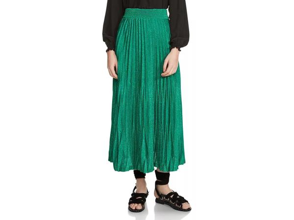 Maje Jupette geplooide midi-rok maat 2/38