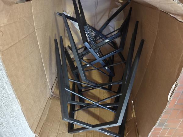 6x Onderstel MX Sofa stoelen