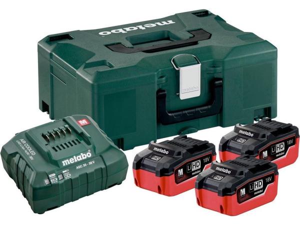 Metabo  18V LiHD basisset (3x 3.5Ah accu) + ASC 30-36V Lader