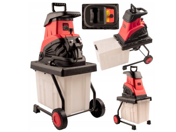 Elektrische hakselaar/takkenversnipperaar 3200W – 45mm – 45L