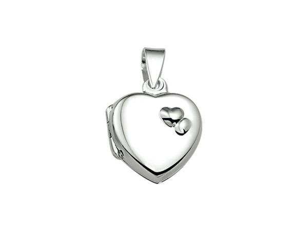 Valentijn Tip!! Glams medaillon hart - Zilver