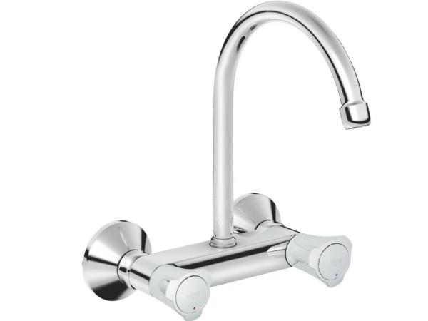 Grohe Costa L wandkeukenkraan met bovenuitloop