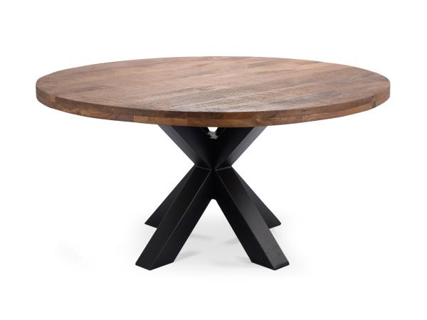 Eettafel Meta Rond - Diameter 150 - Hout - Matrixpoot