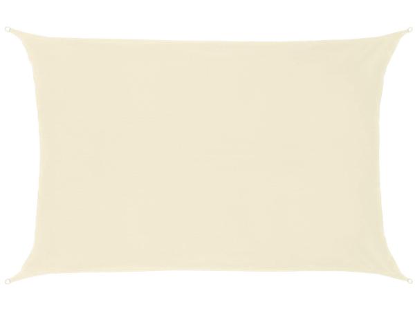 Schaduwdoek rechthoek 4x 2 meter met bevestigingstouw